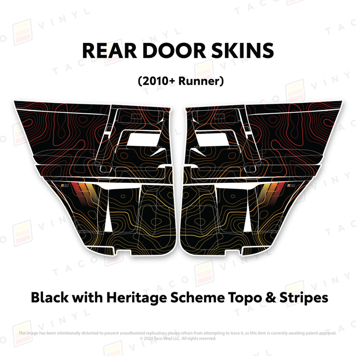 2010-24 4Runner Door Skins