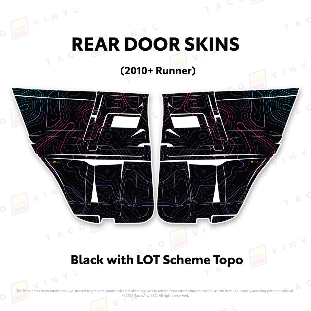 2010-24 4Runner Door Skins