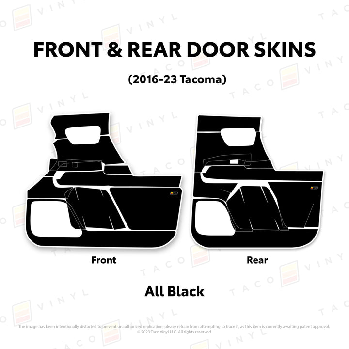 2016-23 Tacoma Door Skins