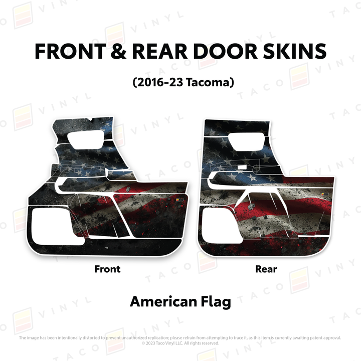 2016-23 Tacoma Door Skins