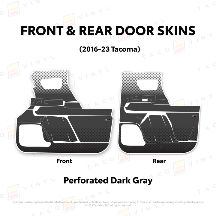 2016-23 Tacoma Door Skins