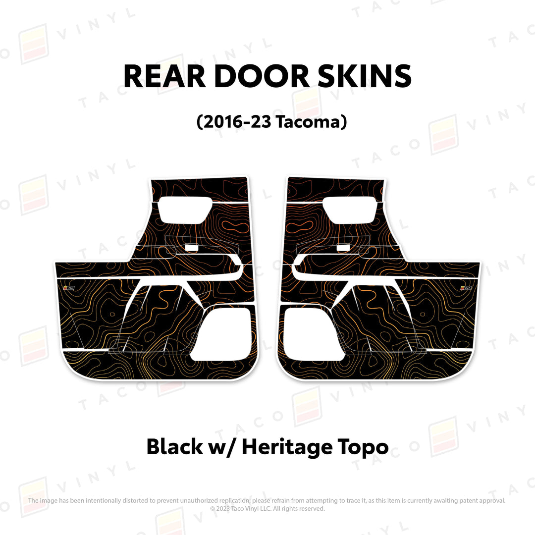 2016-23 Tacoma Door Skins