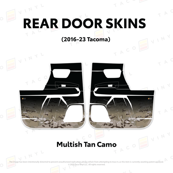 2016-23 Tacoma Door Skins