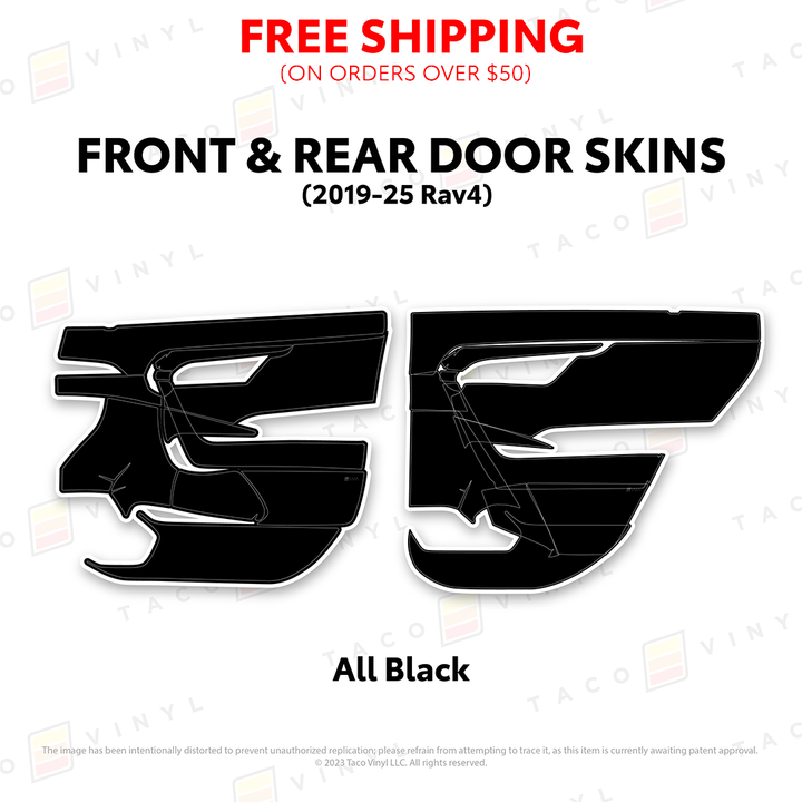 2019-25 Rav4 Door Skins