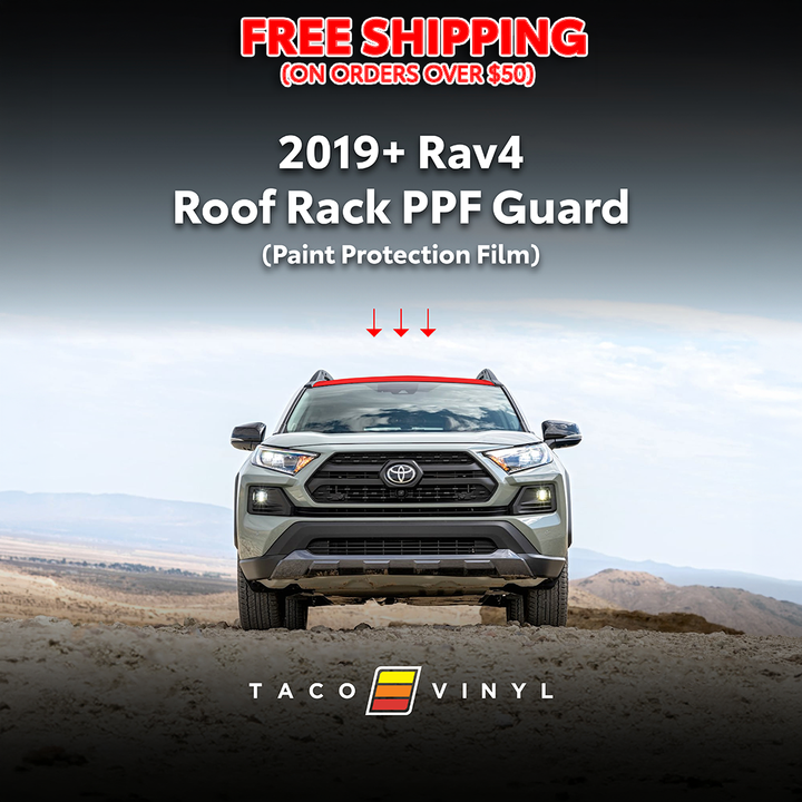 2019-2025 Rav4 PPF Roof Rack Guard