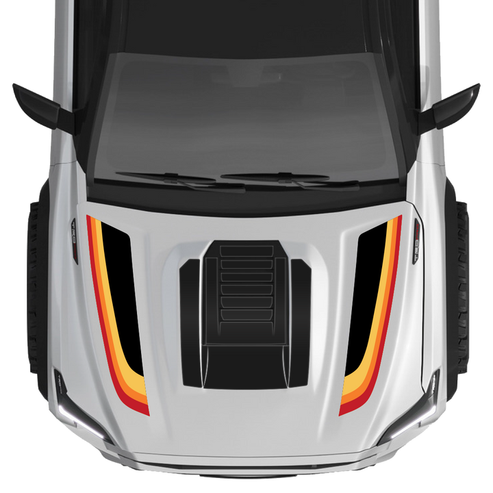2024+ Tacoma Fury Hood Scoop Stamp (W/ Long Fangs)