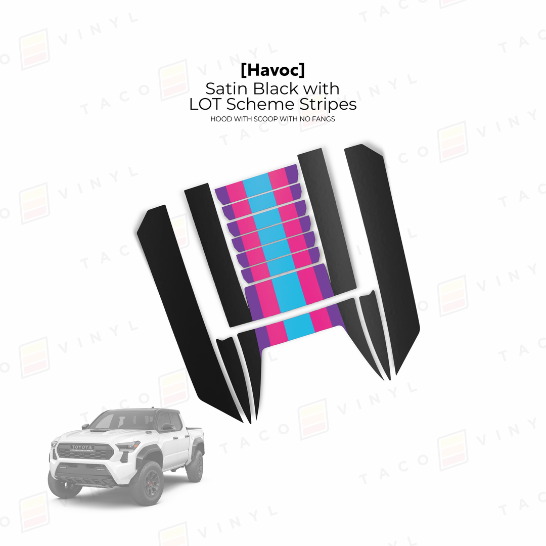 2024+ Tacoma Havoc Hood Scoop Stamp (W/ No Fangs)