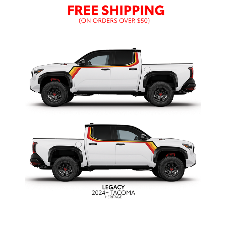 2024+ Tacoma Legacy Decal Kit
