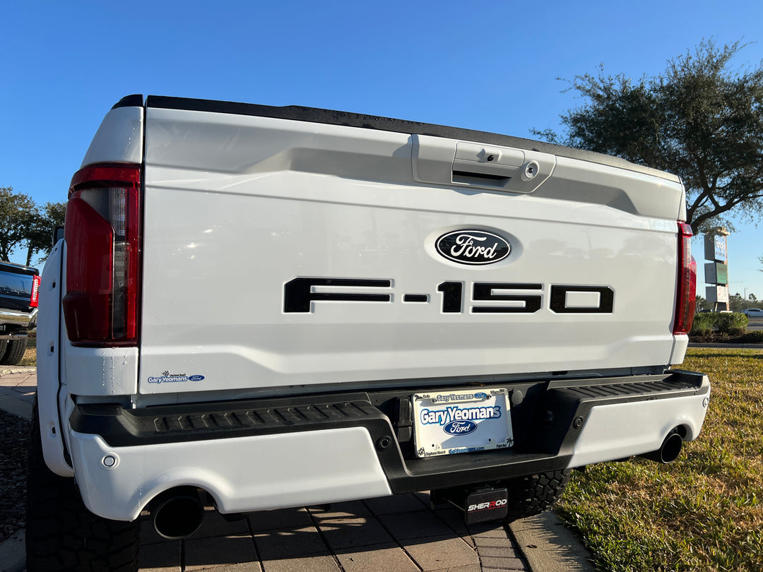 Tailgate Letter Inserts Fits 2021-2025 Ford F-150