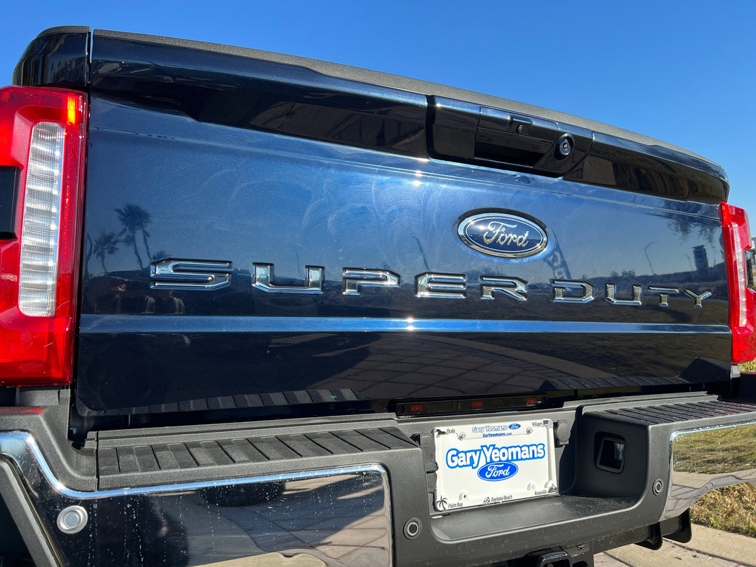 Tailgate Letter Inserts Fits 2023-2025 Ford Super Duty XL/XLT/Tremor