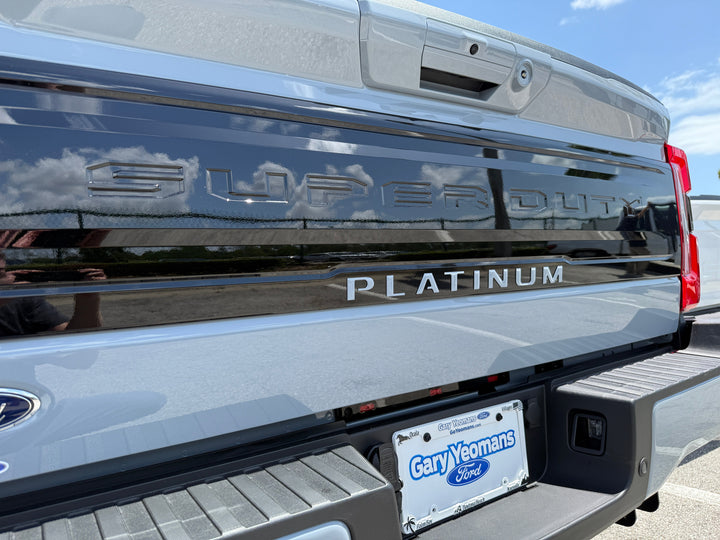 Platinum Tailgate Lettering Kit Fits 2025-2025 Ford Super Duty Platinum