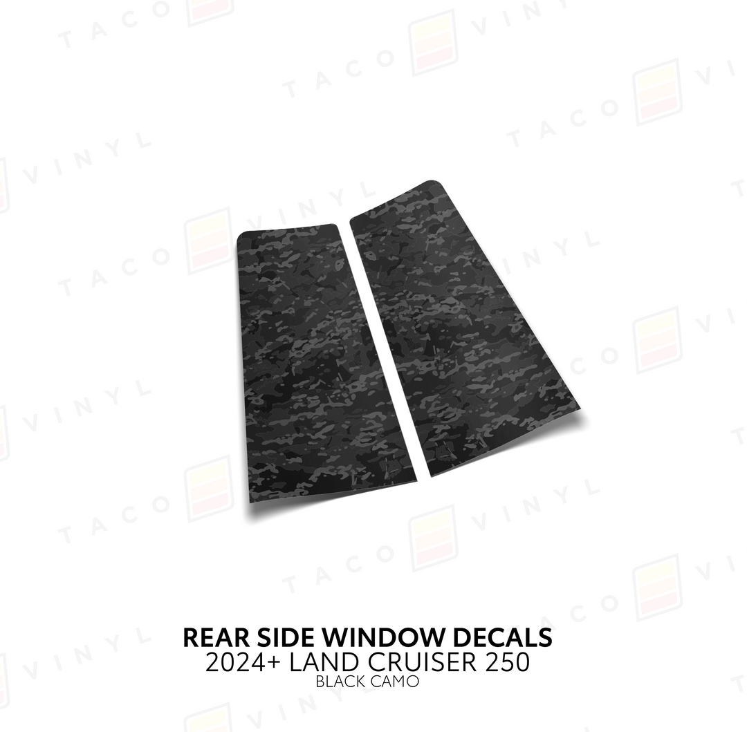 2024+ Land Cruiser 250 Rear Side Window Decal