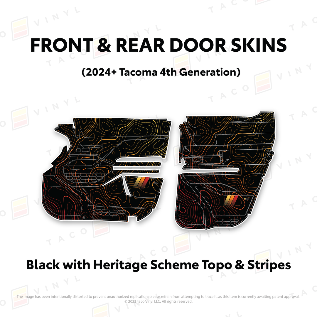 2024+ Tacoma Door Skins