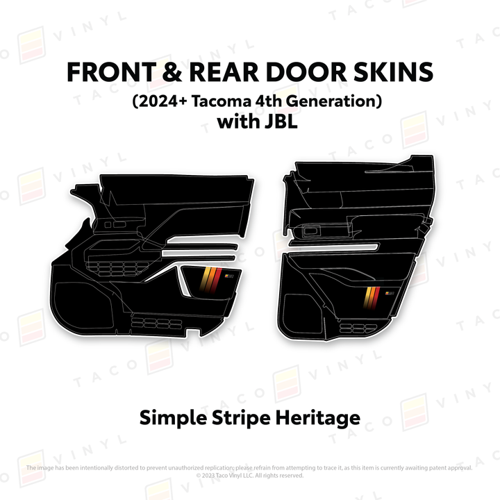 2024+ Tacoma Door Skins