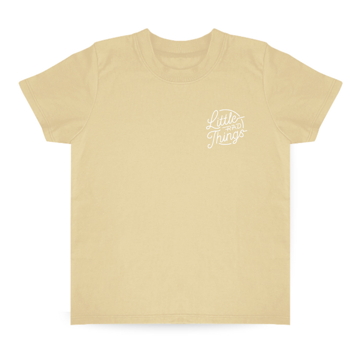[LIMITED EDITION] RAD CIRCLE LOGO TEE - BUTTER