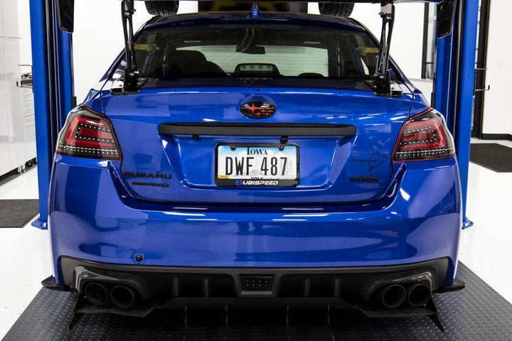 3D Carbon Fiber Vinyl Trunk Trim Overlay - 2015-2021 WRX / STI