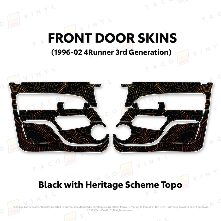 1996-2002 4Runner Door Skins