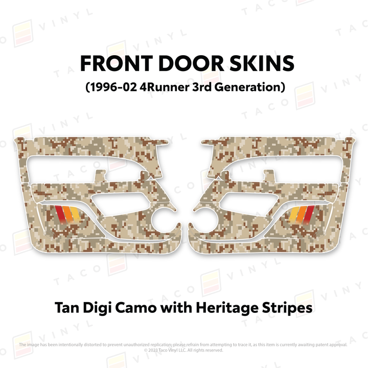 1996-2002 4Runner Door Skins