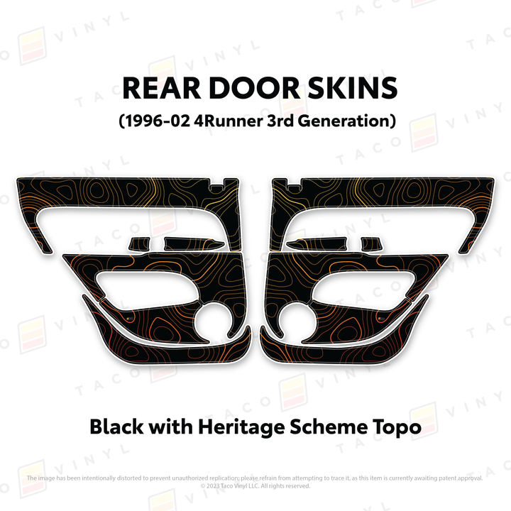 1996-2002 4Runner Door Skins