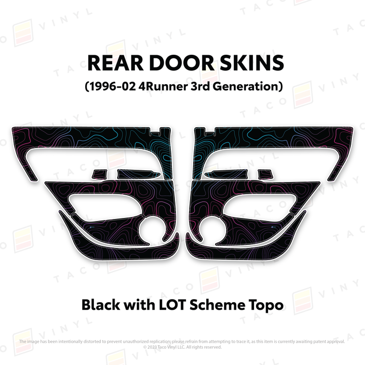 1996-2002 4Runner Door Skins