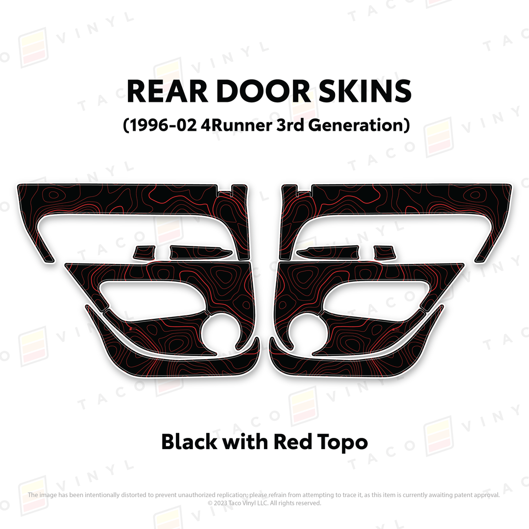 1996-2002 4Runner Door Skins