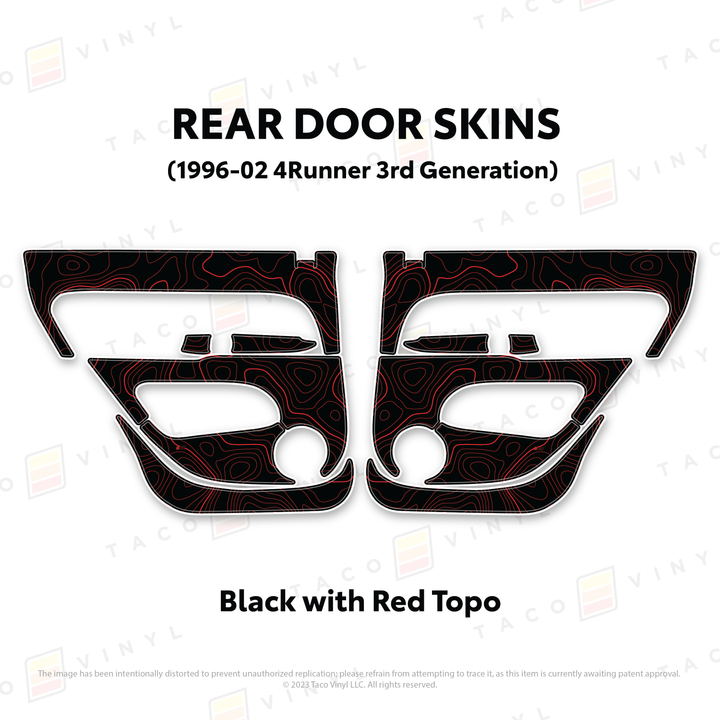 1996-2002 4Runner Door Skins