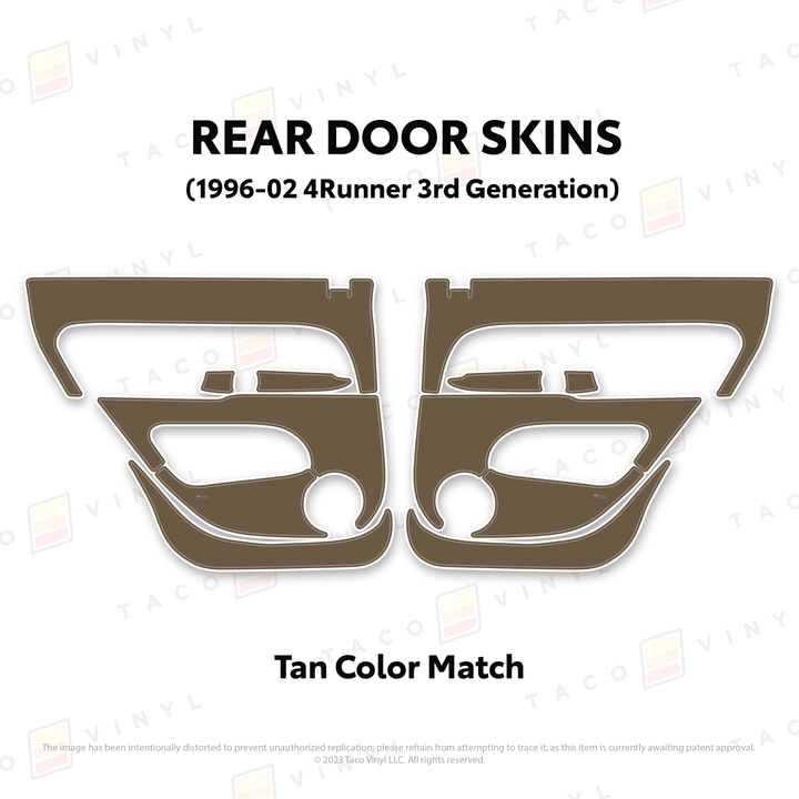 1996-2002 4Runner Door Skins