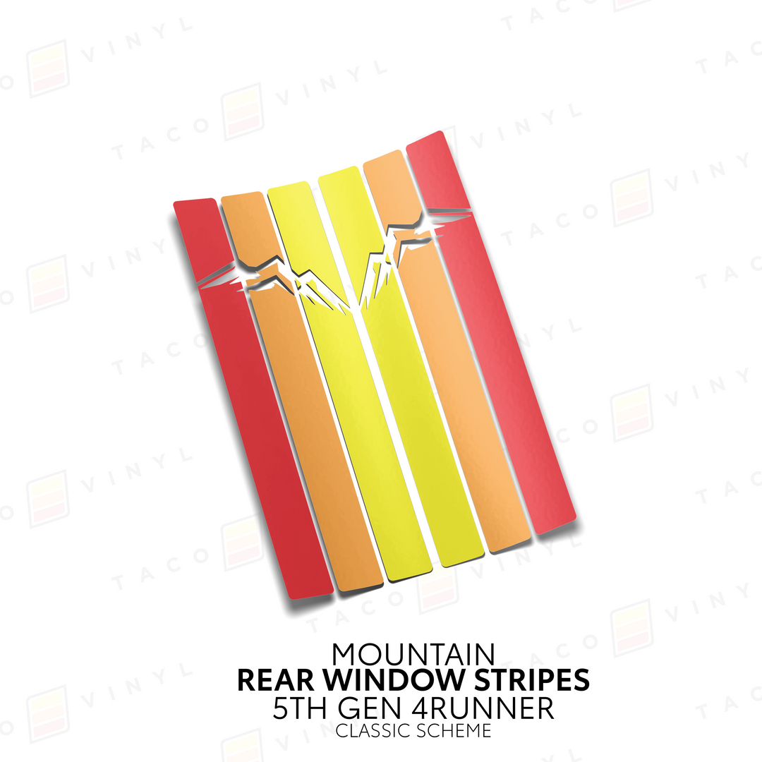 4Runner Rear Window Stripes
