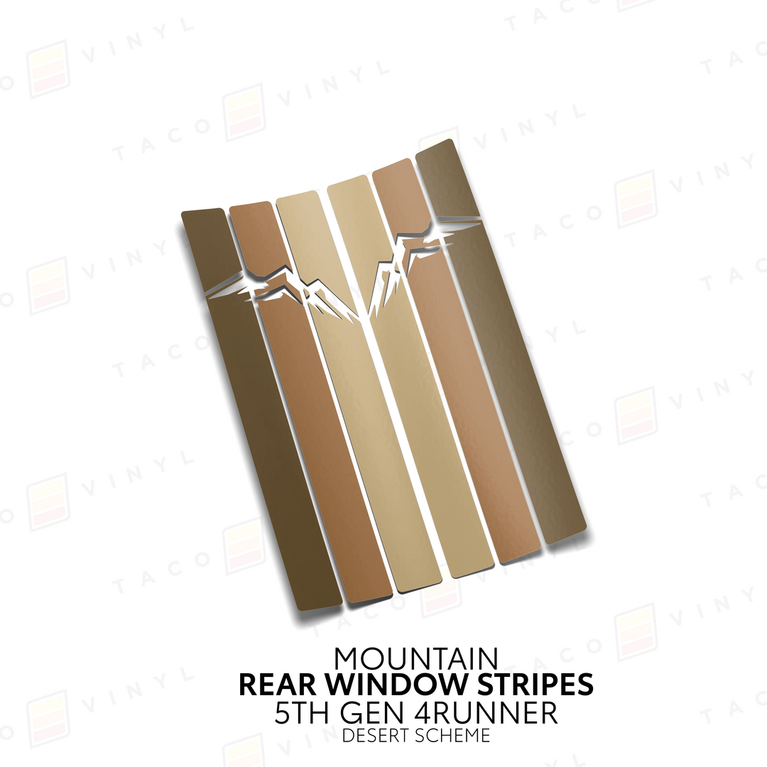 4Runner Rear Window Stripes