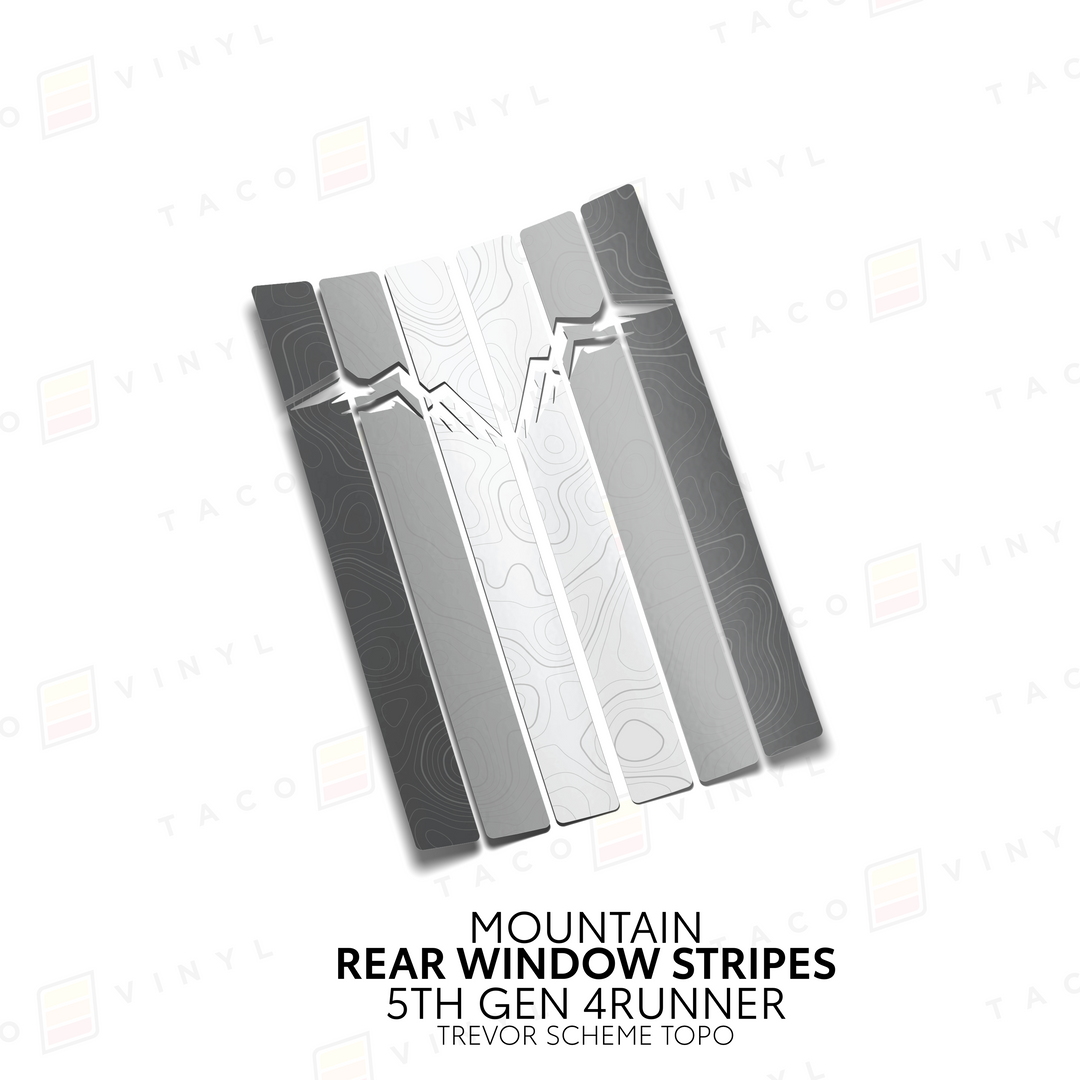 4Runner Rear Window Stripes