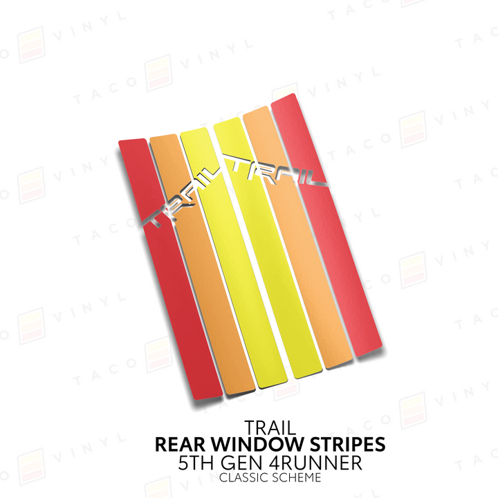 4Runner Rear Window Stripes