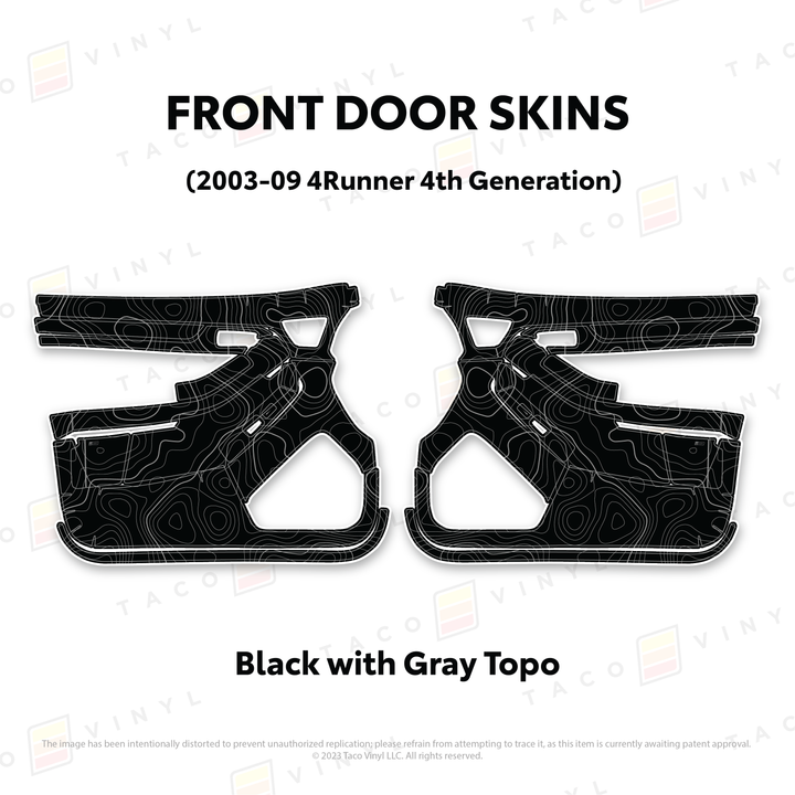 2003-2009 4Runner Door Skins