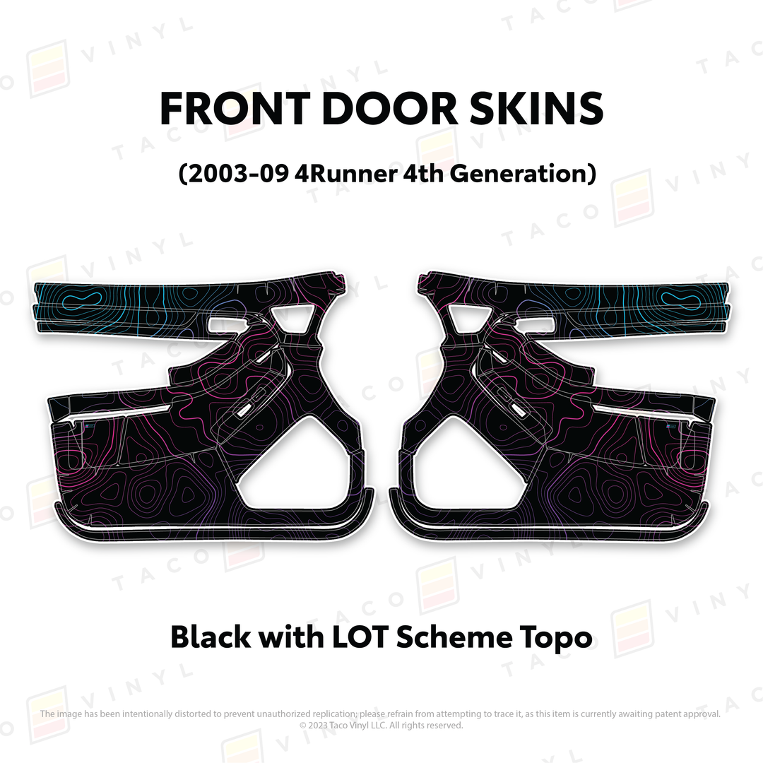 2003-2009 4Runner Door Skins