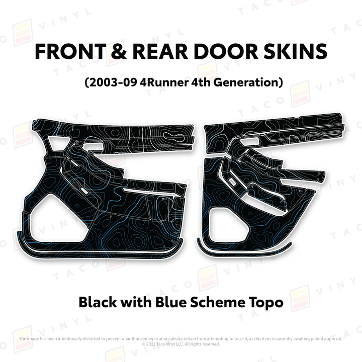 2003-2009 4Runner Door Skins
