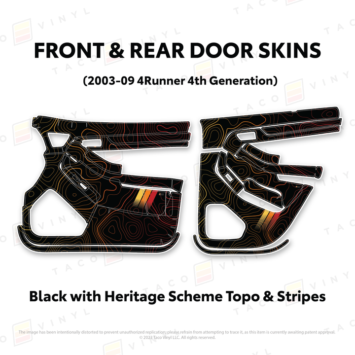2003-2009 4Runner Door Skins