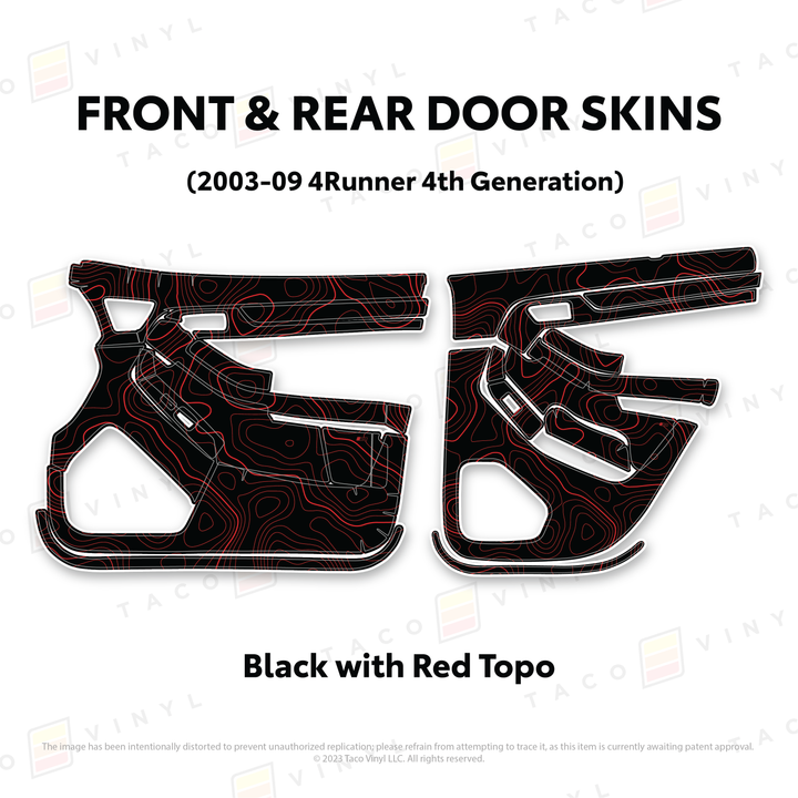 2003-2009 4Runner Door Skins