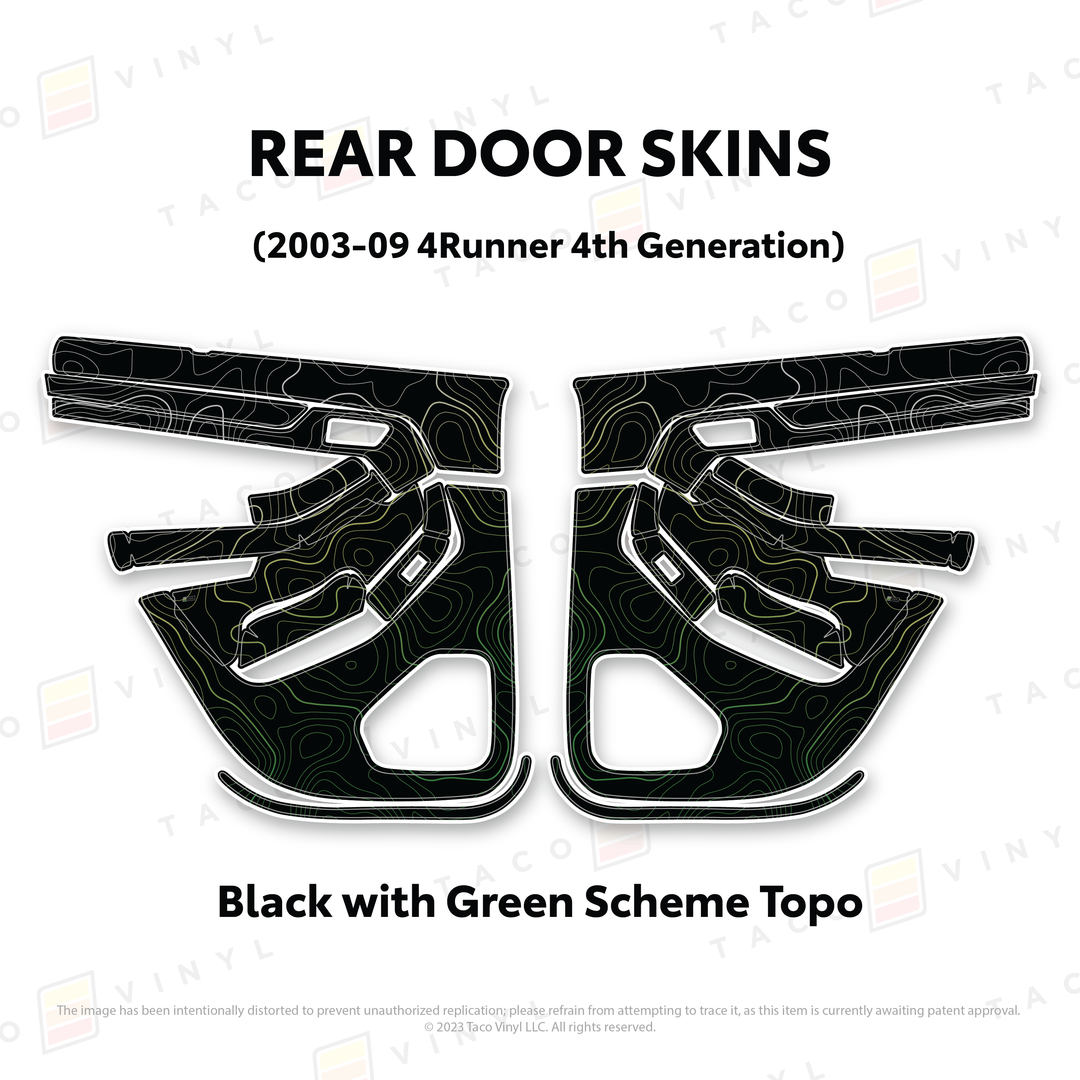2003-2009 4Runner Door Skins