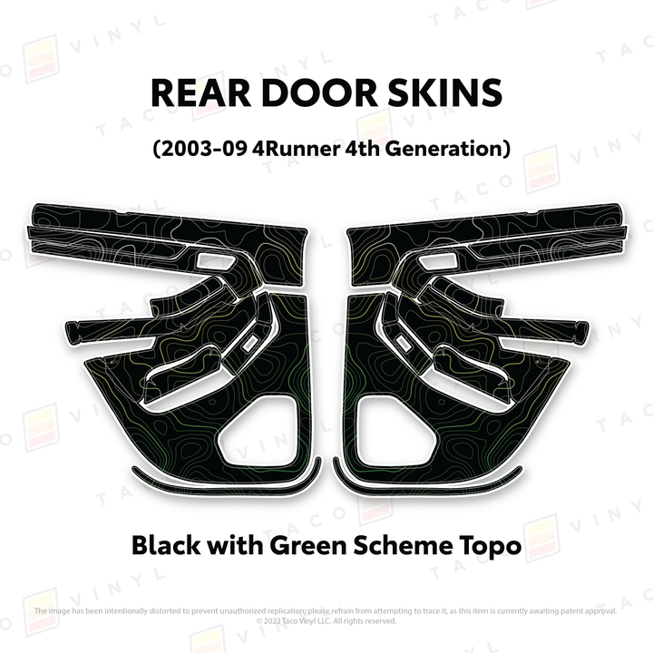 2003-2009 4Runner Door Skins