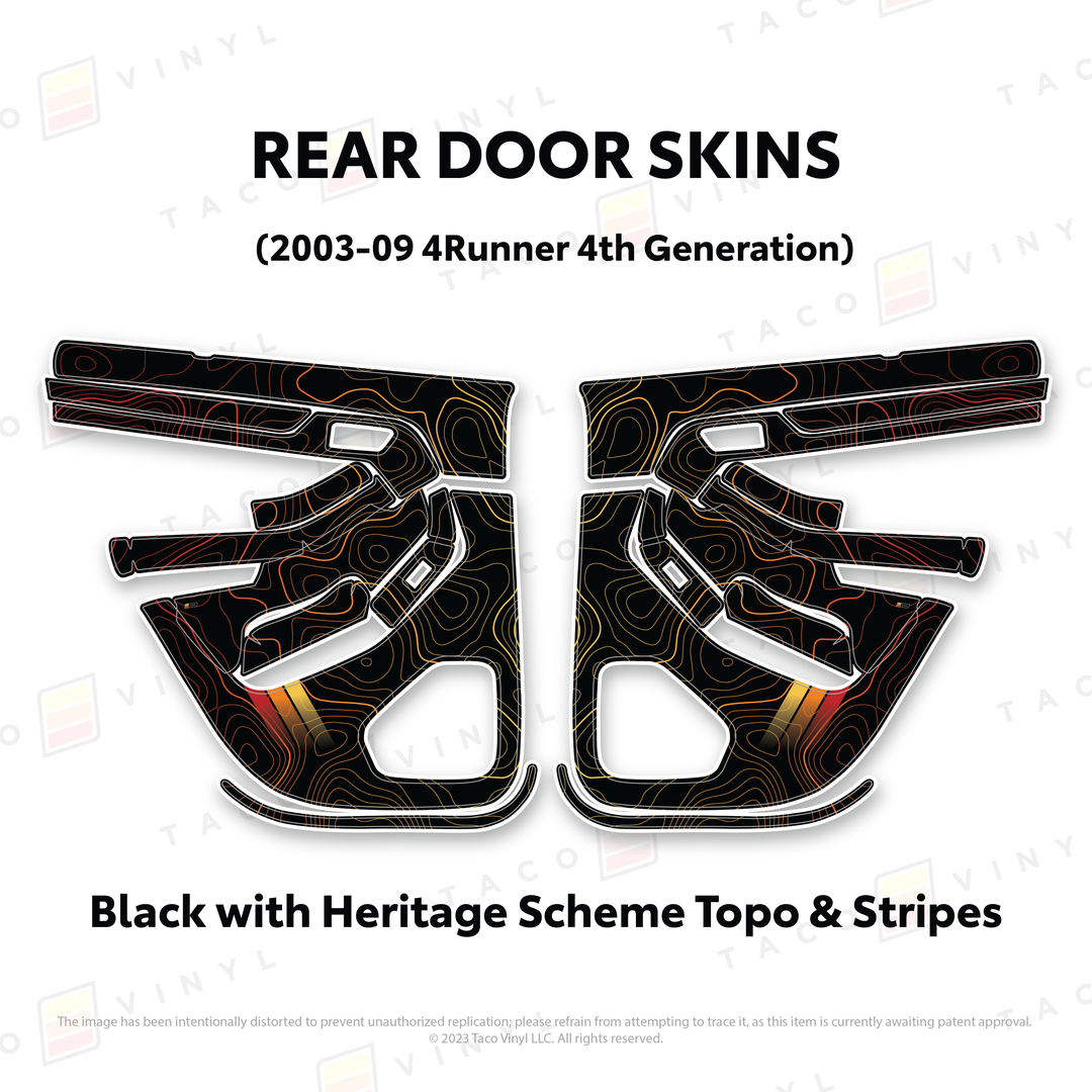 2003-2009 4Runner Door Skins