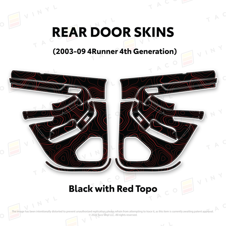 2003-2009 4Runner Door Skins