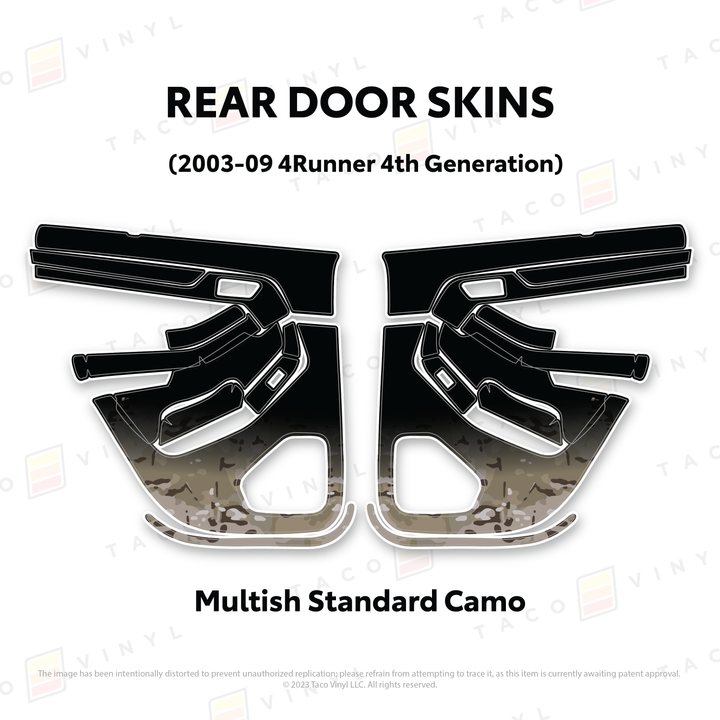 2003-2009 4Runner Door Skins