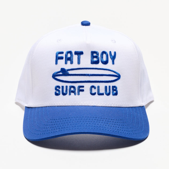 The Nose Rider Embroidered Hat - Royal & White