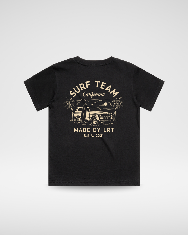 THE SURF TEAM TEE - BLACK