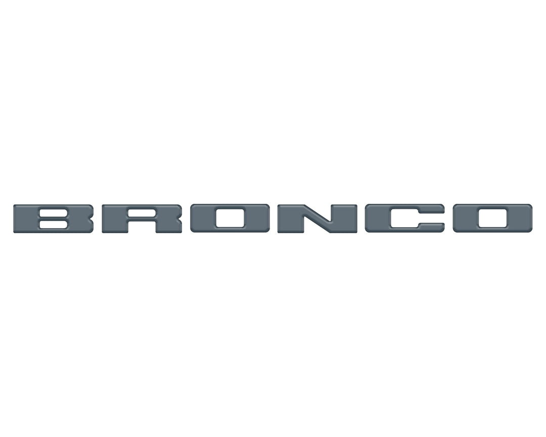 Front Grille Letters Overlays Fits 2021-2024 Ford Bronco Sport