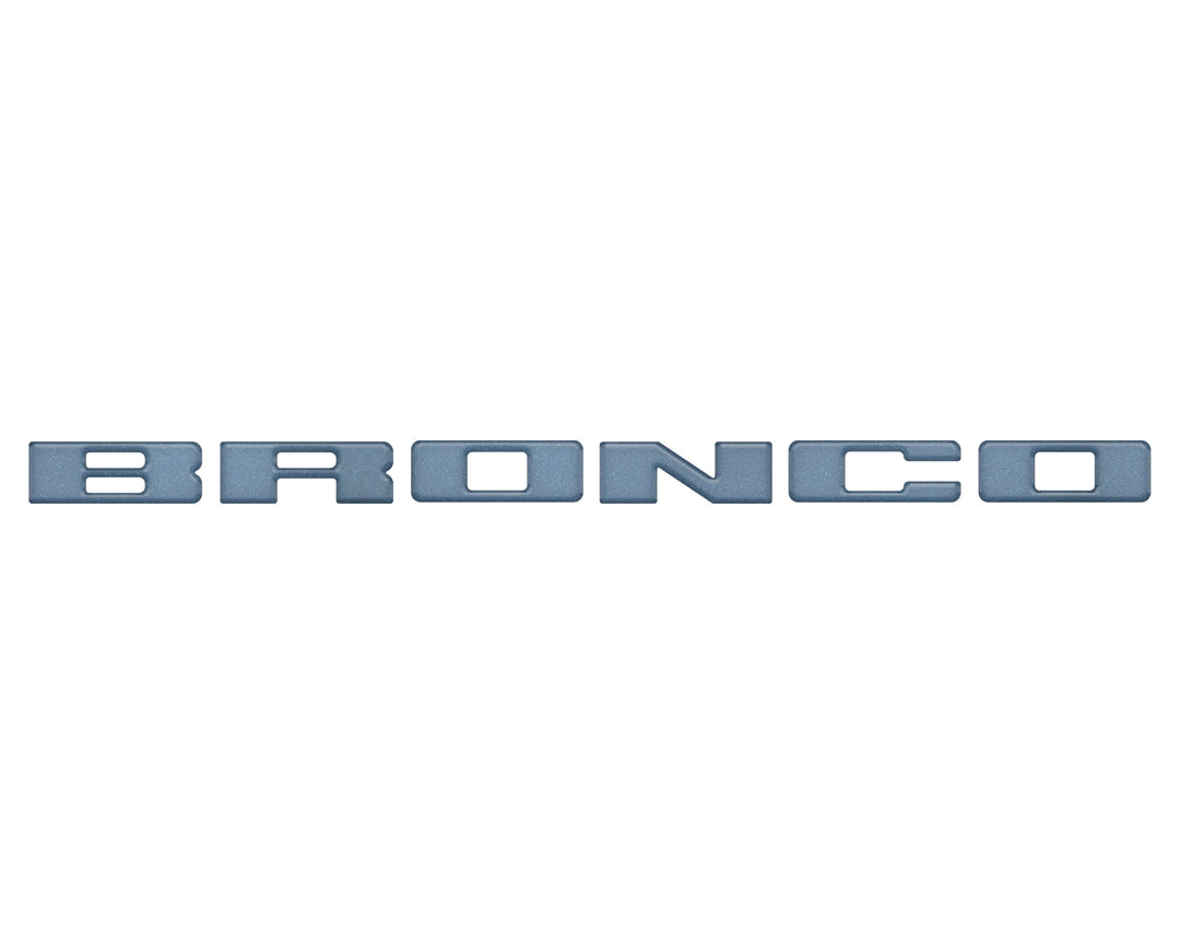 Front Grille Letters Overlays Fits 2021-2026 Ford Bronco Sport
