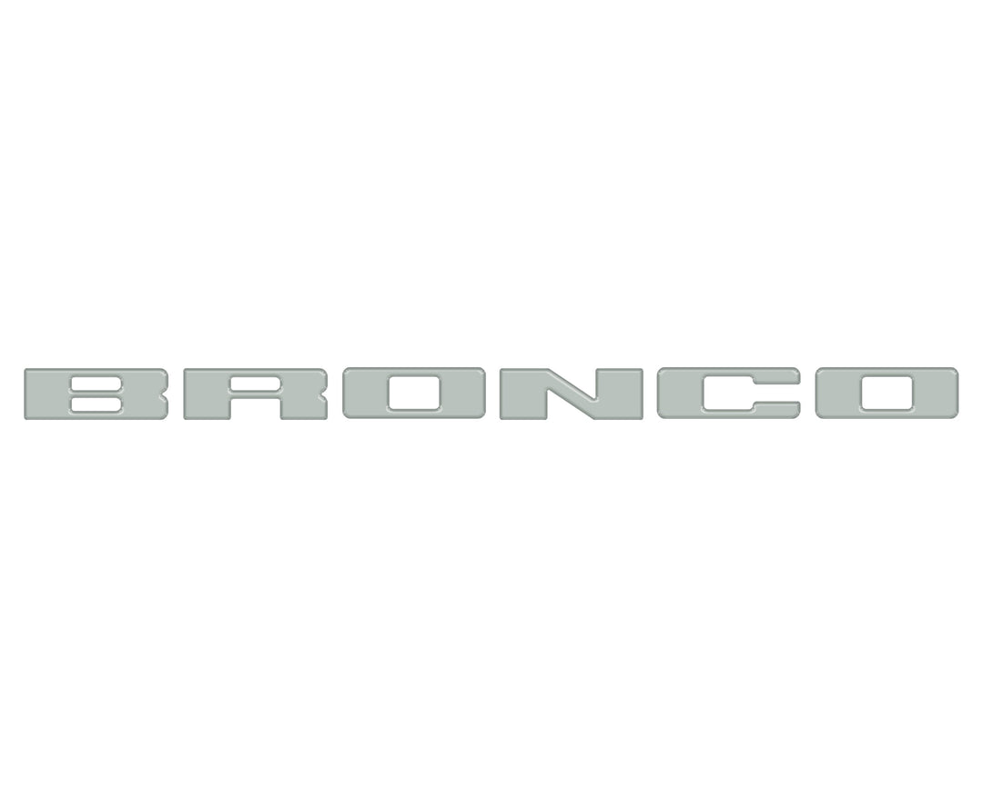 Front Grille Letters Overlays Fits 2021-2024 Ford Bronco Sport