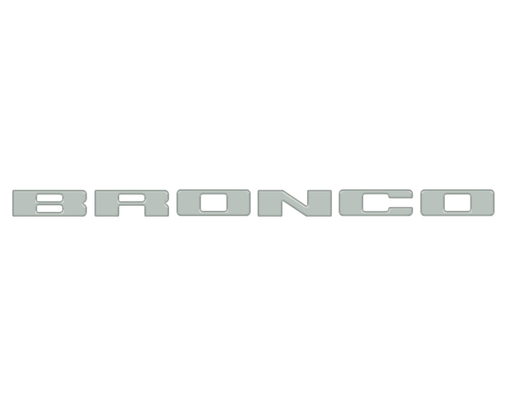 Front Grille Letters Overlays Fits 2021-2024 Ford Bronco Sport