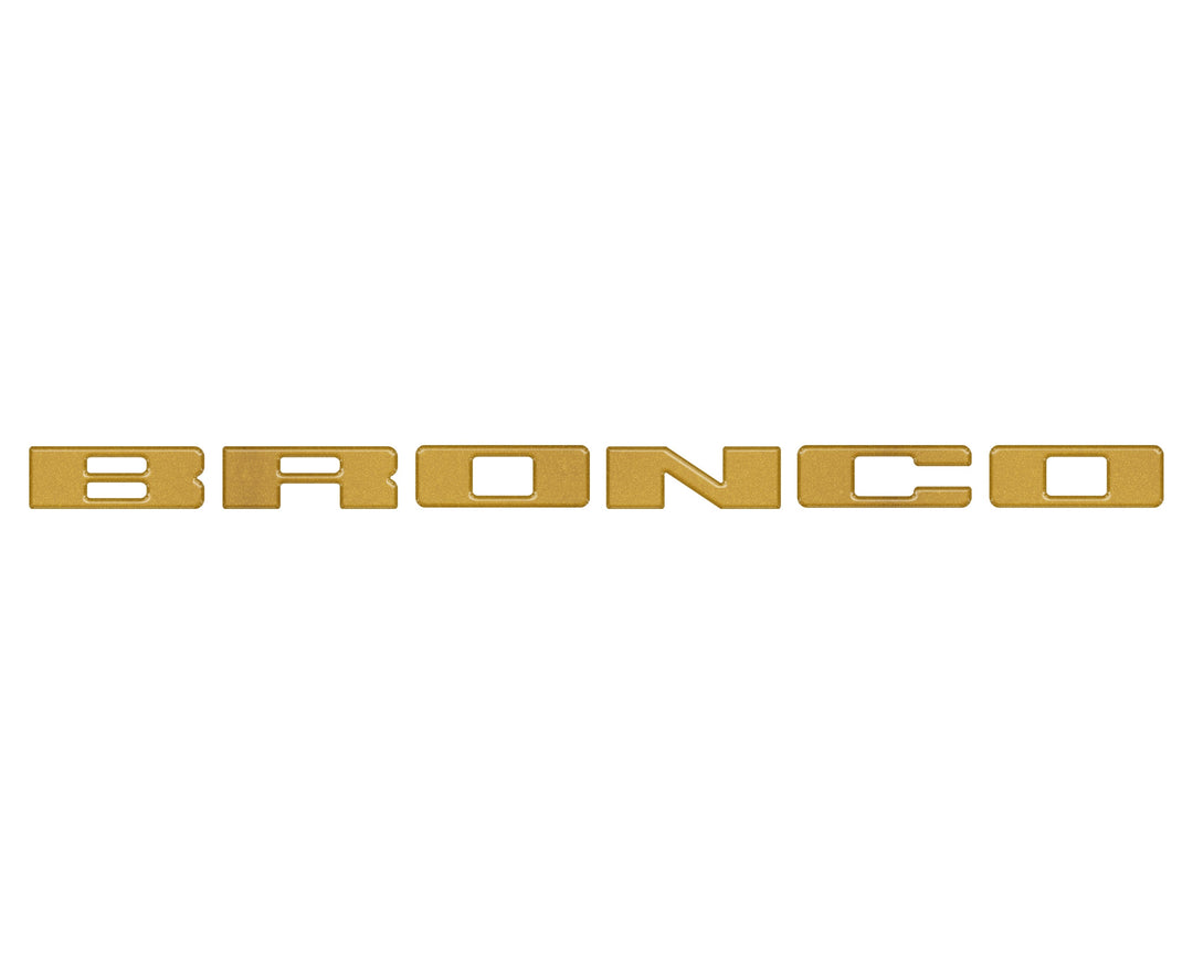 Front Grille Letters Overlays Fits 2021-2026 Ford Bronco Sport