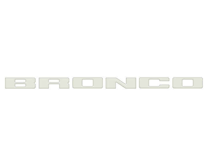 Front Grille Letters Overlays Fits 2021-2024 Ford Bronco Sport
