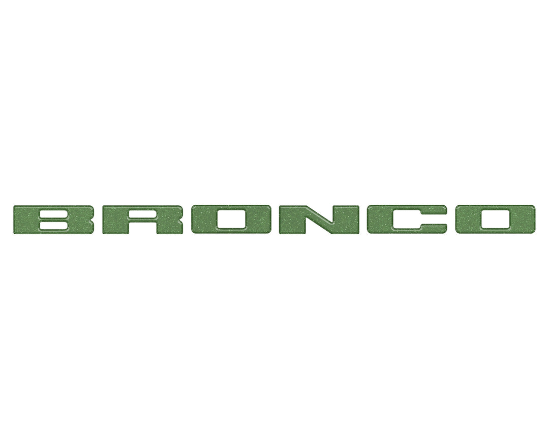 Front Grille Letters Overlays Fits 2021-2024 Ford Bronco Sport